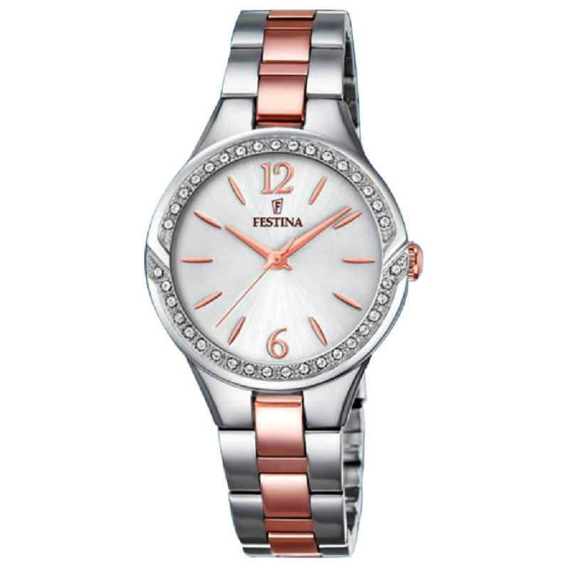 Reloj Mujer Festina Cuarzo Acero Bicolor Brazalete Circonitas 28 mm - F20247/1