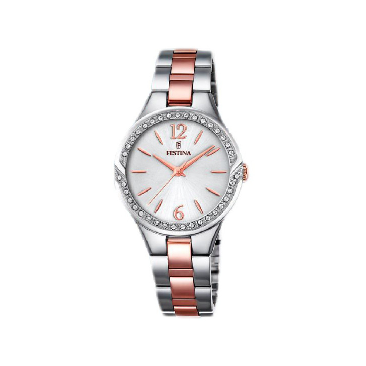 Reloj Mujer Festina Cuarzo Acero Bicolor Brazalete Circonitas 28 mm - F20247/1