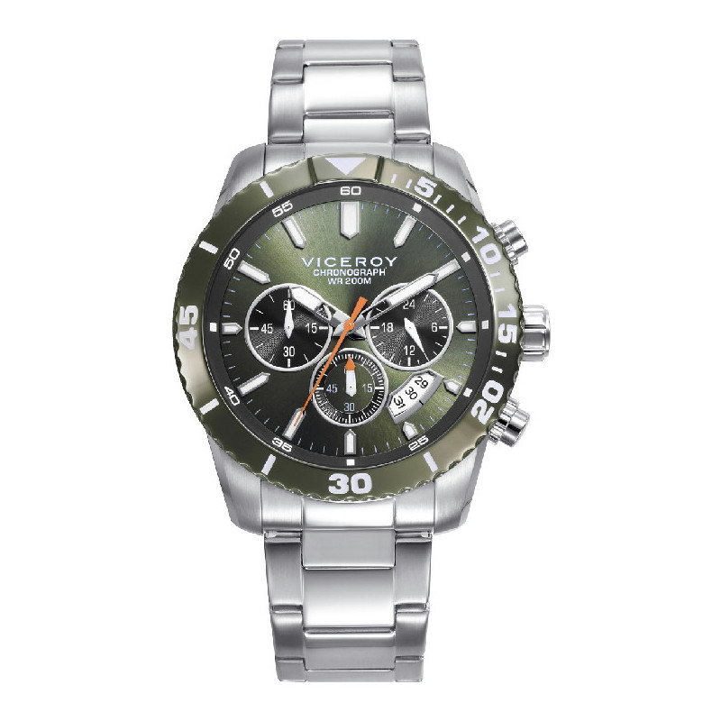 Reloj Hombre Viceroy Crono Acero Brazalete 45 mm - 401457-67