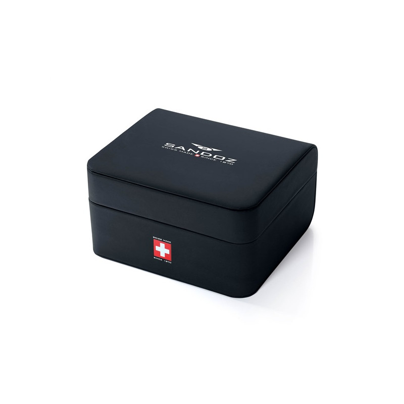 Reloj Hombre Sandoz Crono Suizo Acero Correa 41 mm - 83007-57