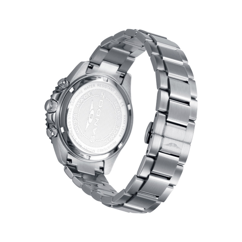 Reloj Hombre Sandoz Crono Suizo Acero Esfera Verde 42 mm - 83021-67