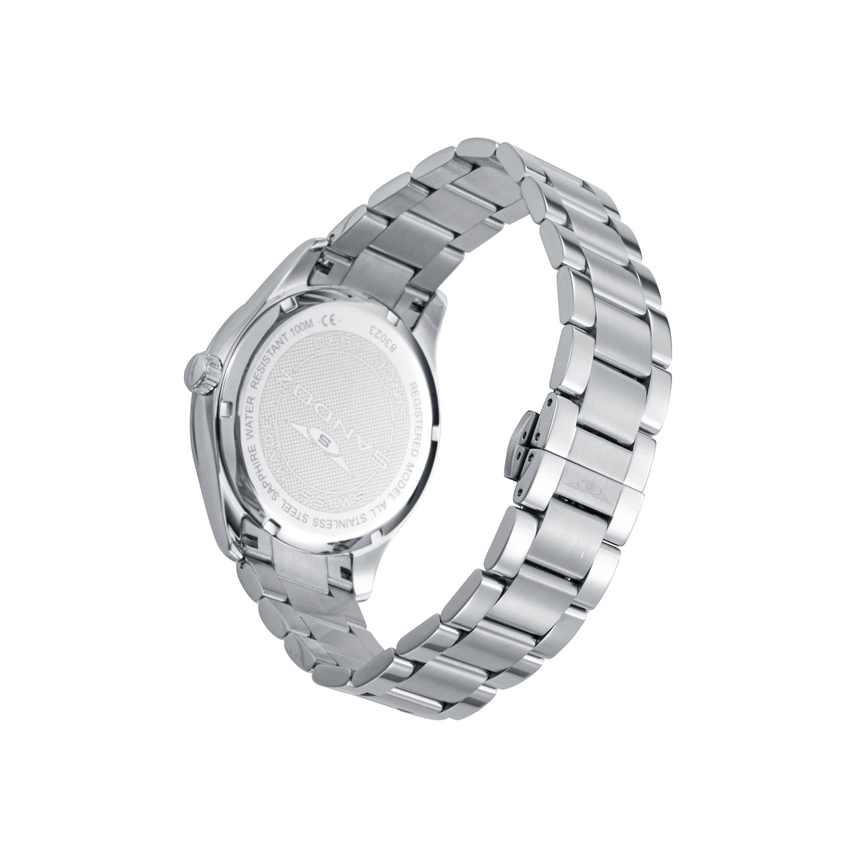 Reloj Hombre Sandoz Cuarzo Suizo Acero Brazalete - 83023-17