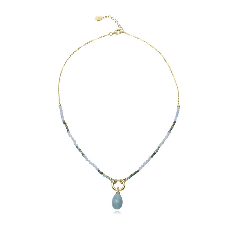 Collar Mujer Viceroy Jewels 13269c100-92 Plata Dorada Cuarzos - 000750007