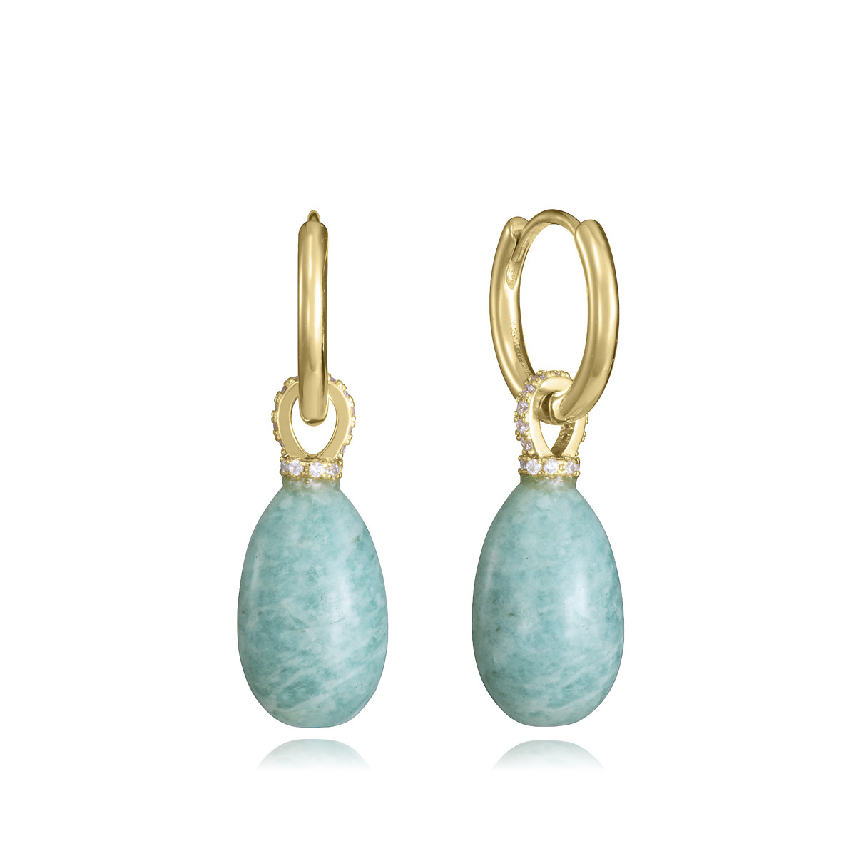 Pendientes Mujer Viceroy Jewels 13269E100-92 Plata Dorada Cuarzo 30 mm - 000750004