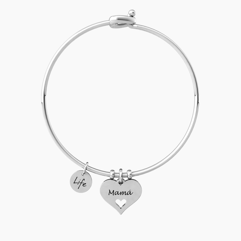 Pulsera Mujer Mamá Kidult ES731619 Acero Corazón - 000820051