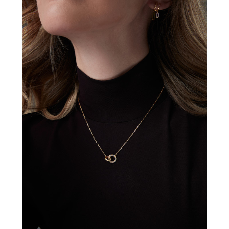 Collar Mujer Viceroy Jewels 2353C100-30 Plata Dorada Cículos Circonitas - 000750018