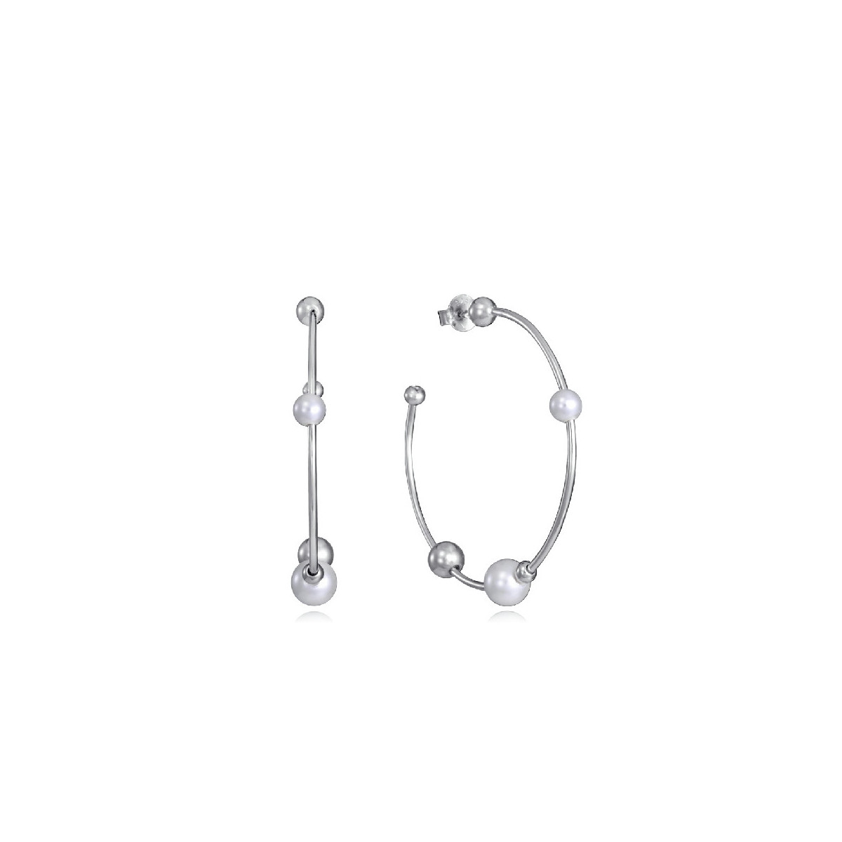 Pendientes Mujer Viceroy Jewels Plata Aros Perlas 2371E000-60 - 000750014
