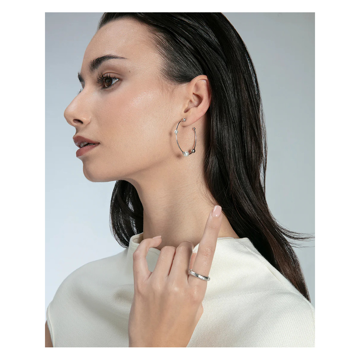 Pendientes Mujer Viceroy Jewels Plata Aros Perlas 2371E000-60 - 000750014