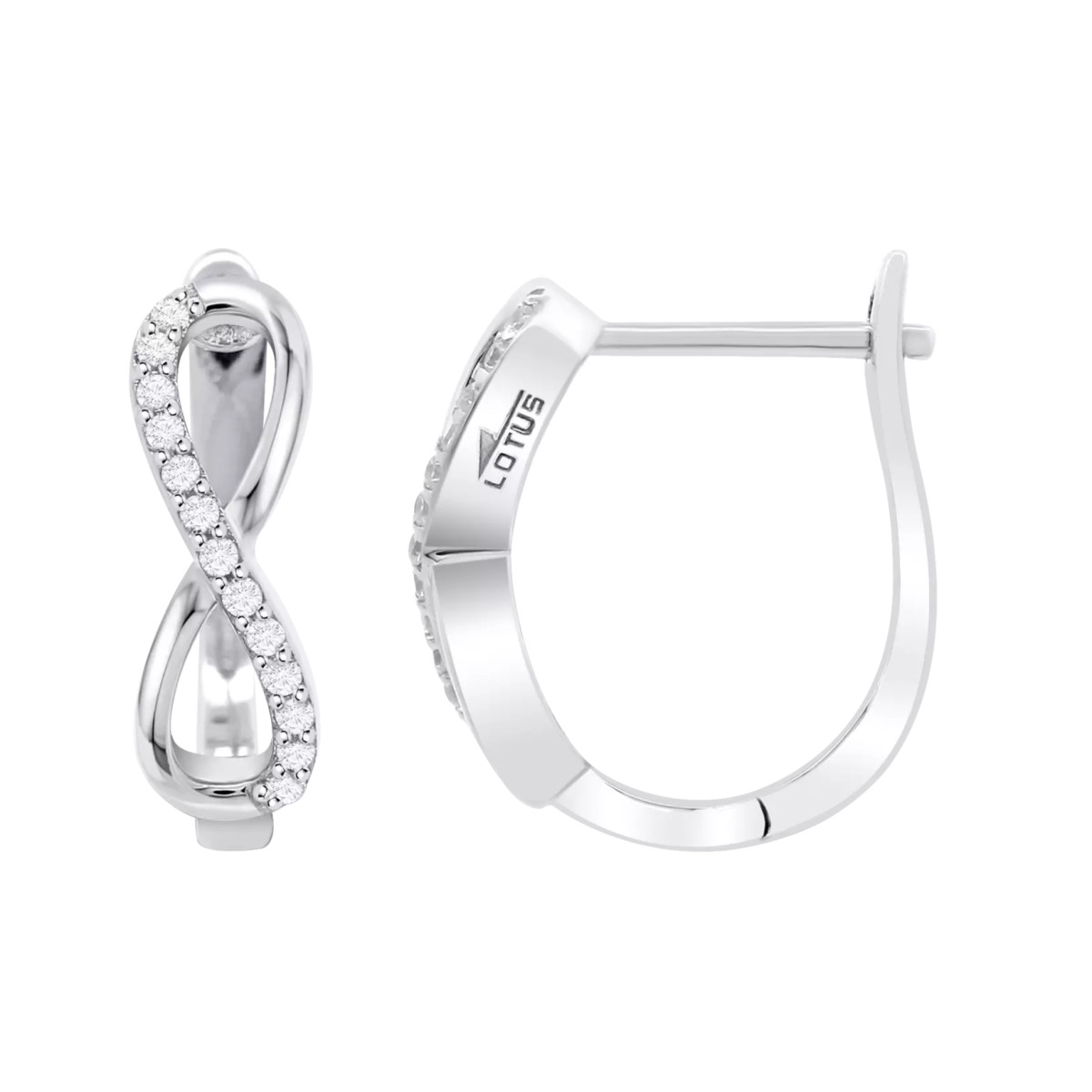 Pendientes Mujer Lotus Silver Plata Infinito Circonitas Ballesta 5 x 15 mm LP1872-1/1 5 - 000990347