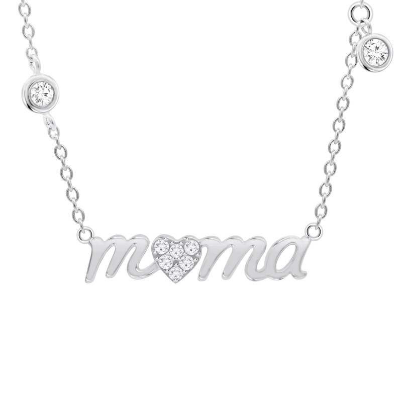 Collar Mujer Mamá Plata Circonitas LP3948-1/1 - 000990349