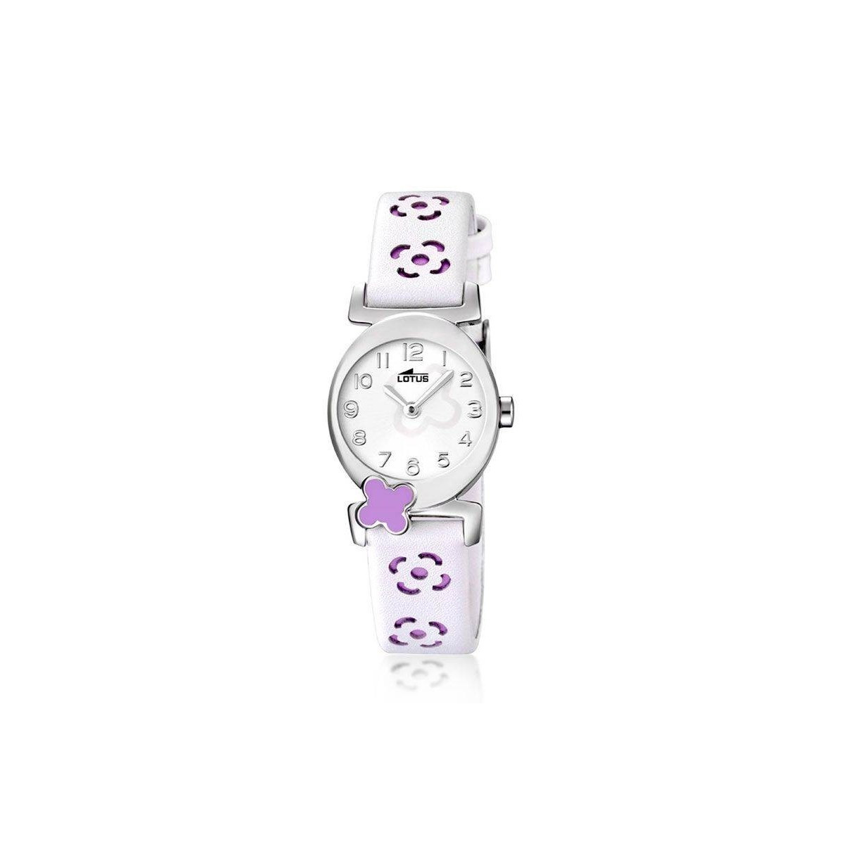 Reloj Niña Lotus Comunión Acero Correa Flor Morada 22 mm - 15949/3