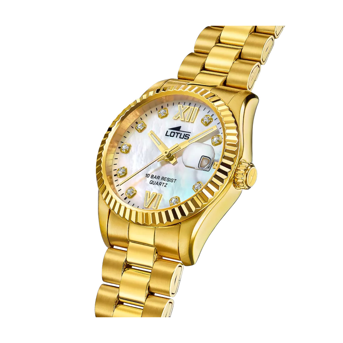 Reloj Mujer Lotus Cuarzo Acero Dorado Nácar 32,5 mm - 18932/1