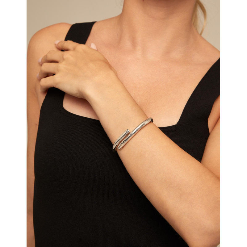 Pulsera Mujer Uno de 50 PUL2187MTL0000M Chapado Plata Rígida M - 000500912