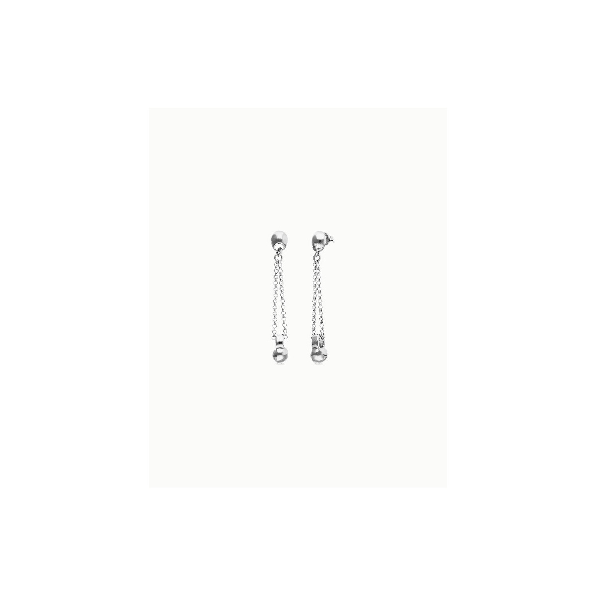 Pendientes Mujer Uno de 50 PEN1063MTL0000U Chapado Plata 60 mm - 000500907