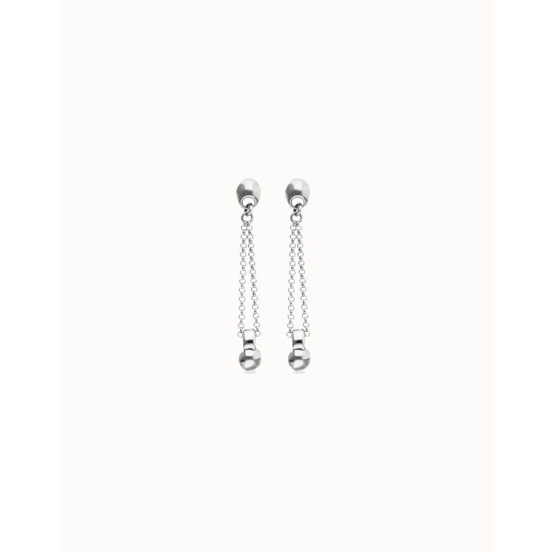 Pendientes Mujer Uno de 50 PEN1063MTL0000U Chapado Plata 60 mm - 000500907