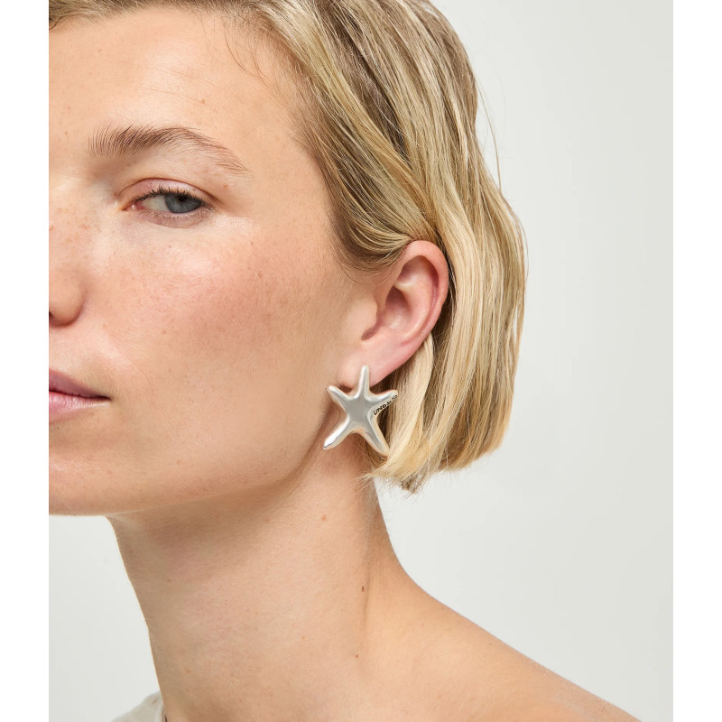 Pendientes Mujer Uno de 50 PEN1098MTL0000U Chapado Plata 15 mm - 000500115