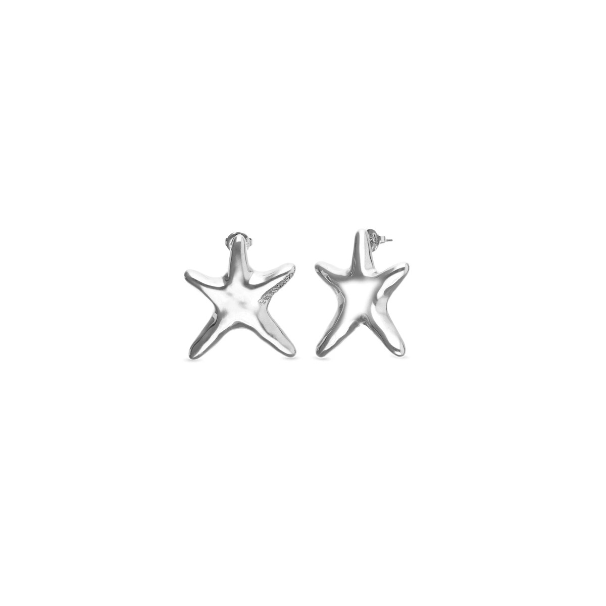 Pendientes Mujer Uno de 50 PEN1098MTL0000U Chapado Plata 15 mm - 000500115