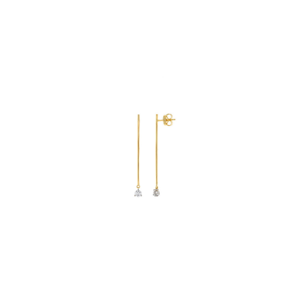Salvatore Plata Pendientes Mujer Plata Dorado - 000230758