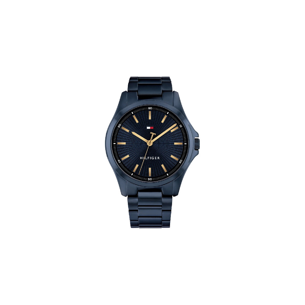 Reloj Hombre Tommy Hilfiguer Cuarzo Acero IP Azul Brazalete 42 mm - 1710742
