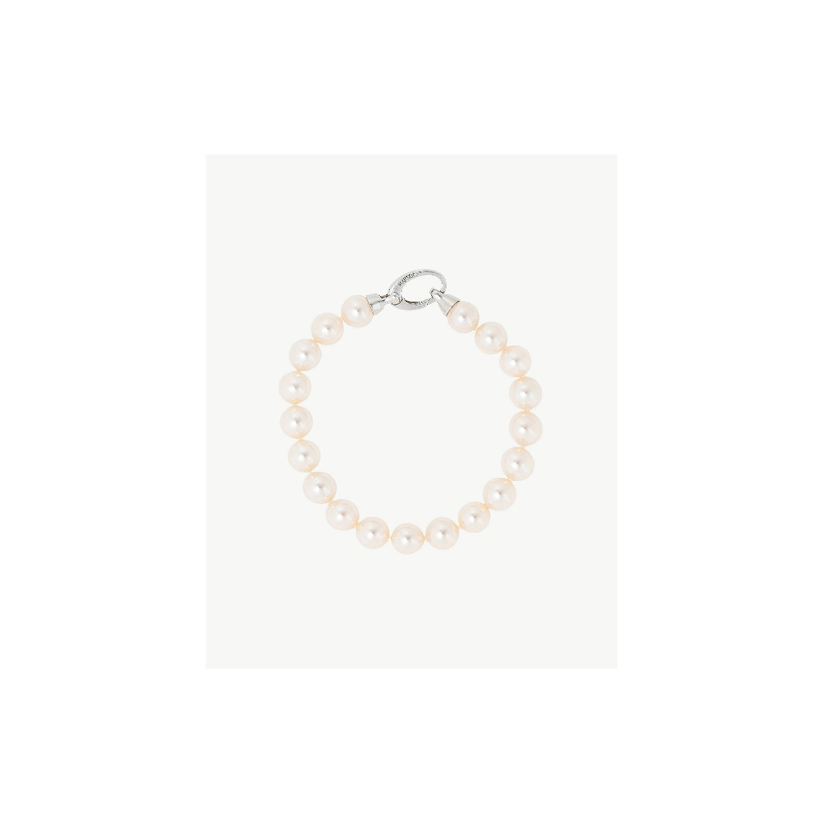 Pulsera Mujer Majorica Plata Bolas 8 mm 19 cm 09864.01.2.B19.021.1 - 000450762