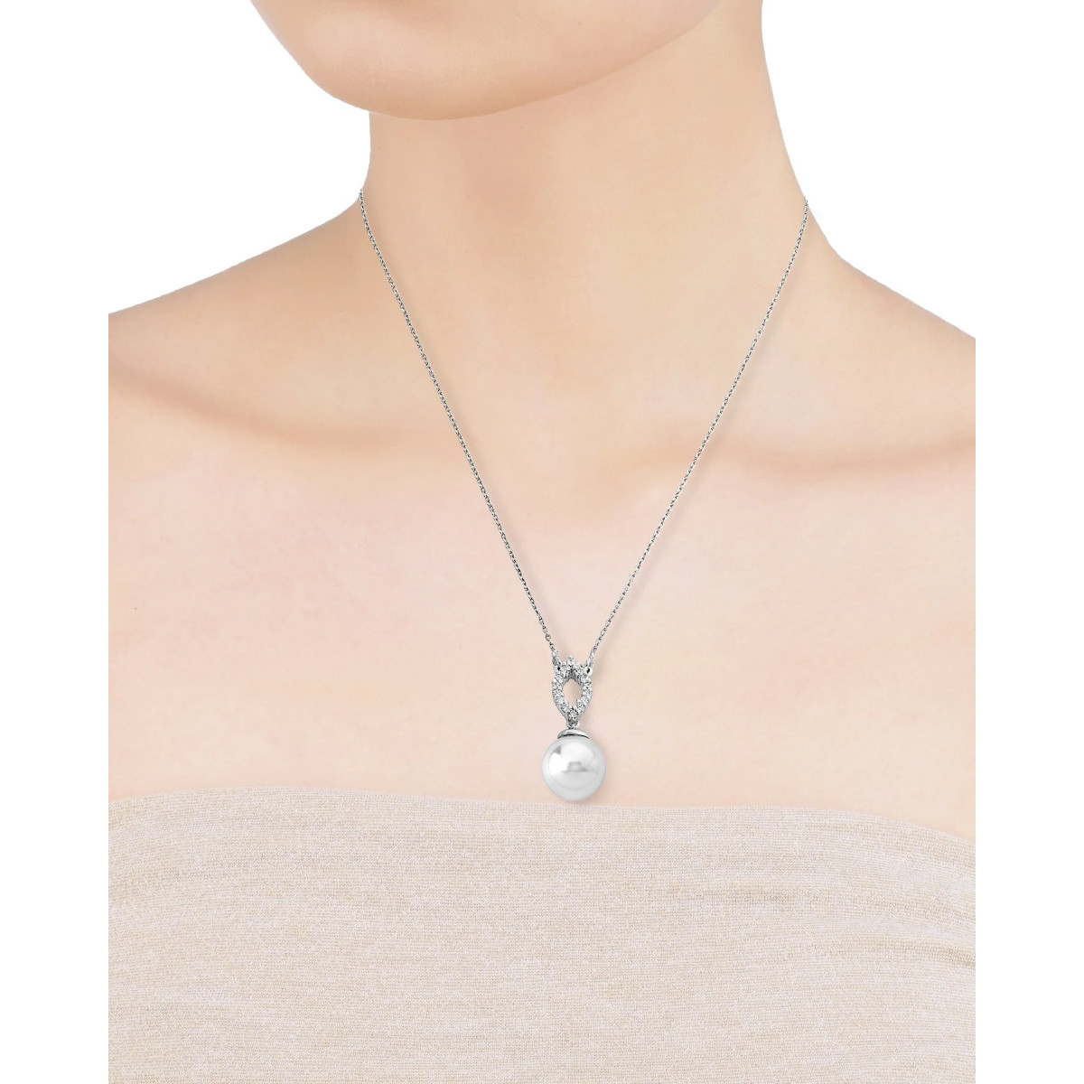 Majorica 15322.01.2.000.010.1 Colgante Mujer Plata Perla - 000450502