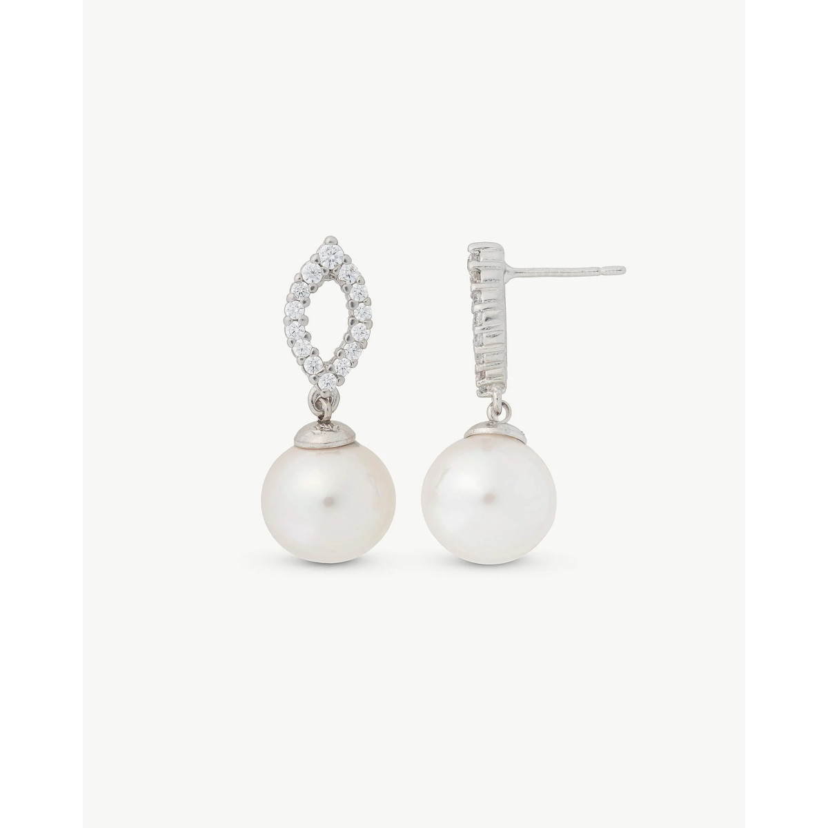 Majorica 15323.01.2.000.010.1 Pendientes Mujer Plata Perlas - 000450503