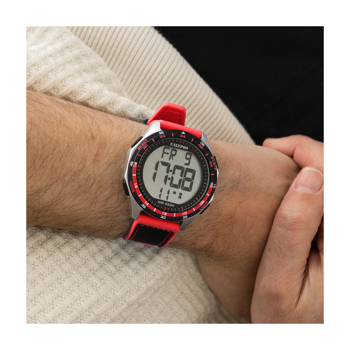 Reloj Hombre Calypso Cuarzo Digital Caucho 46 mm - K5887/1