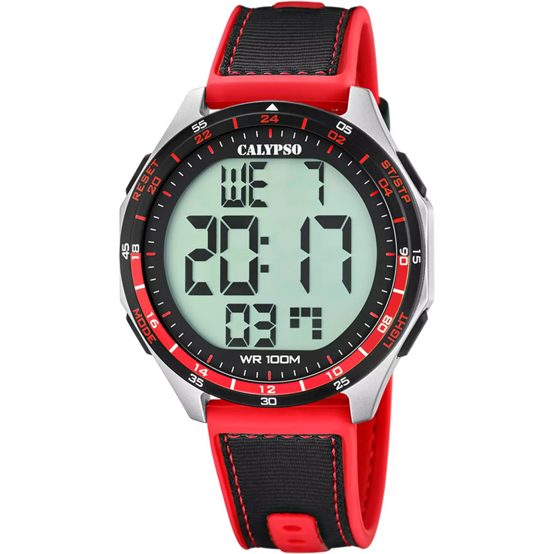 Reloj Hombre Calypso Cuarzo Digital Caucho 46 mm - K5887/1