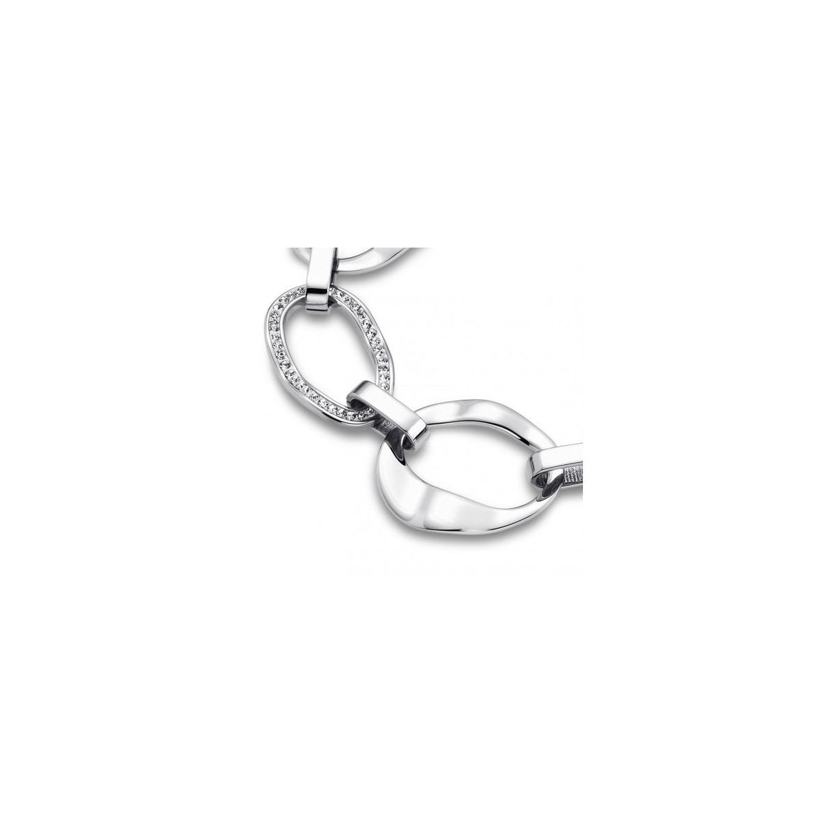 Pulsera Mujer Lotus Style LP1672/2/1 Acero Eslabones Circonitas - 000920009