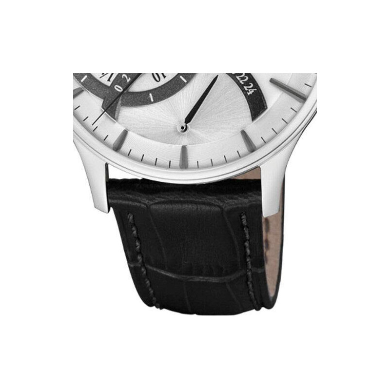 Reloj Hombre Festina Cuarzo Acero Clásico Cuero 42 mm - F16983/1