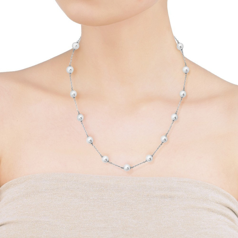 Majorica 15663.01.2.000.010.1 Collar Mujer Plata Perla - 000450656
