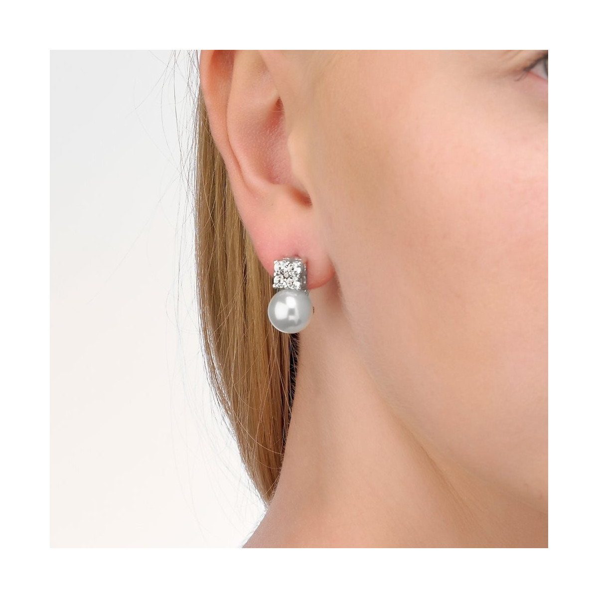 Majorica 09511.01.2.907.701.1 Pendientes Mujer Plata Perla - 000450434