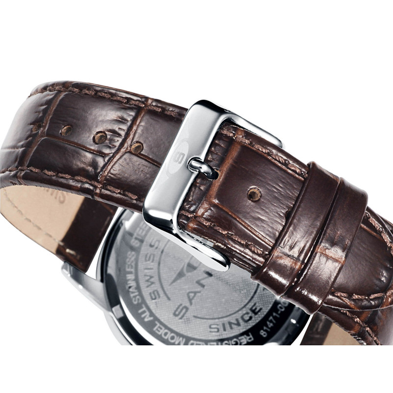 Reloj Hombre Sandoz Cuarzo Suizo Acero Bicolor Correa 40 mm - 81471-07