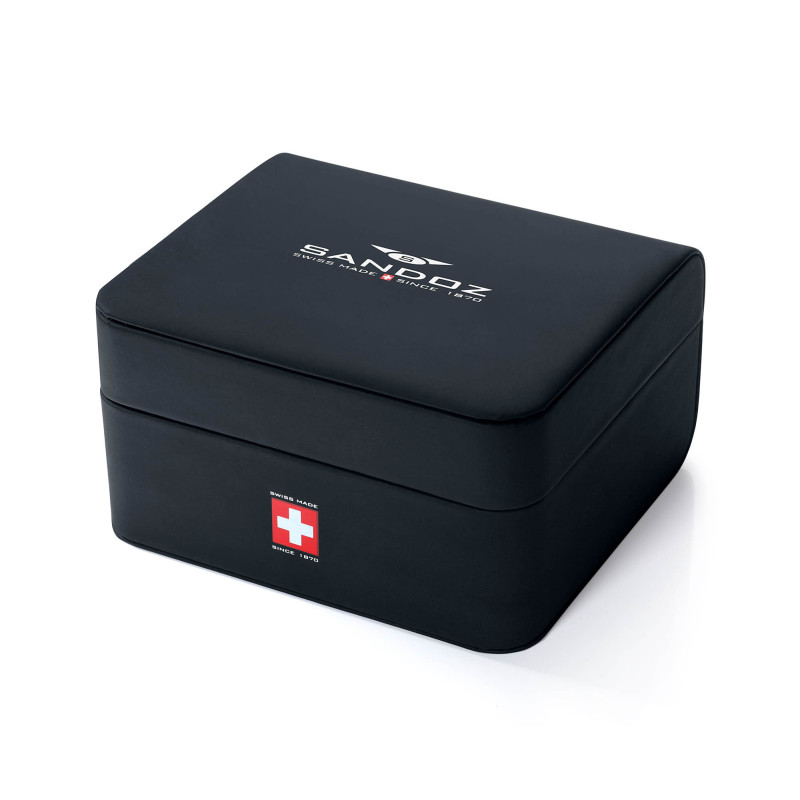 Reloj Hombre Sandoz Cuarzo Suizo Acero Bicolor Correa 40 mm - 81471-07