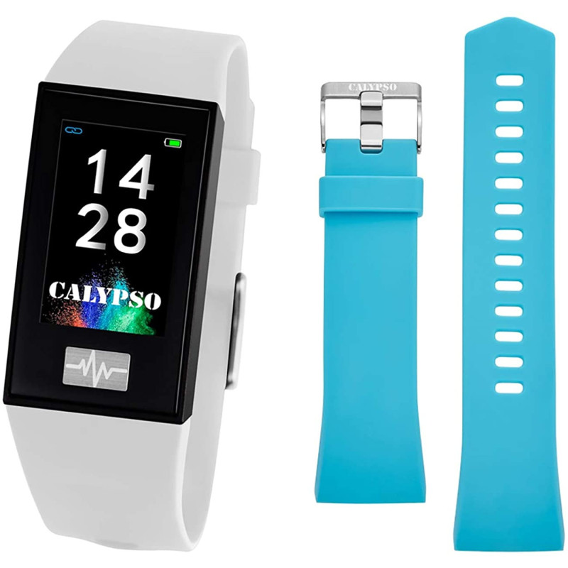 Reloj Unisex Calypso Pulsera Actividad Blanco 23 mm - K8500/1