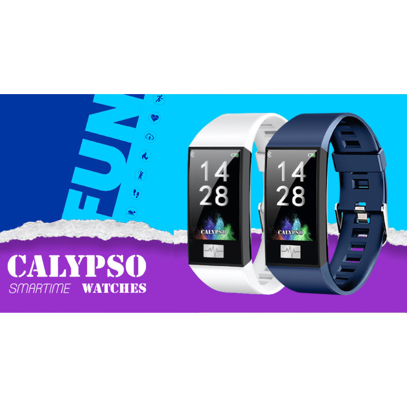 Reloj Unisex Calypso Pulsera Actividad Blanco 23 mm - K8500/1