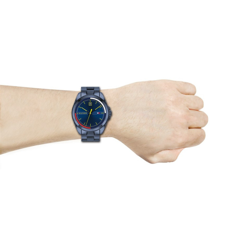 Reloj Hombre Tommy Hilfiger Acero Ip Azul 43 mm - 1791689