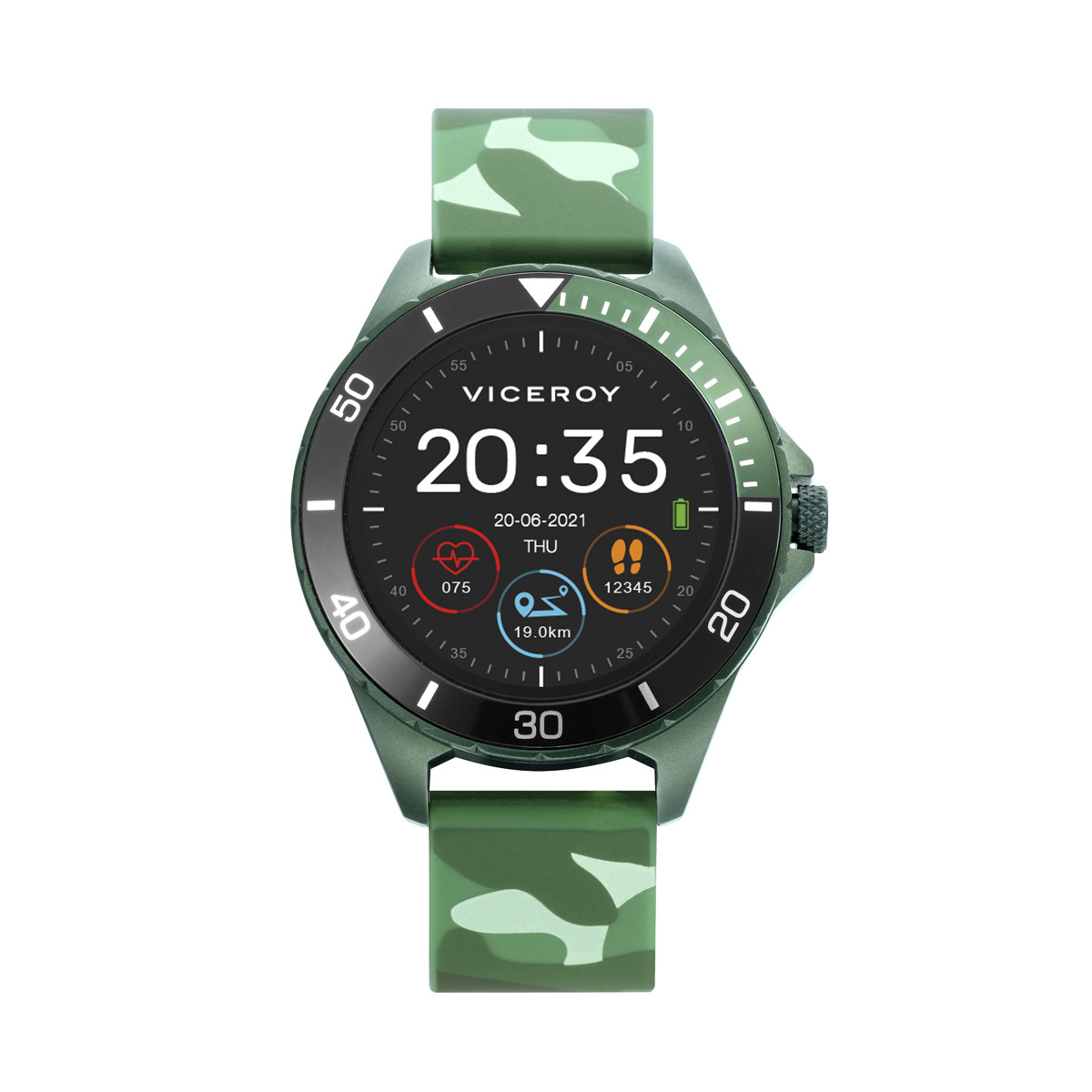 Viceroy 41115-60 Reloj Smartwatch Niño + Correa Camuflaje Aluminio Verde  Tamaño 41 mm - 41115-60